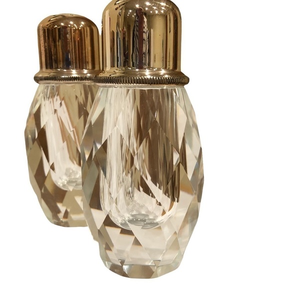 Other - 𝅺vintage Heavy Crystal Salt & Pepper